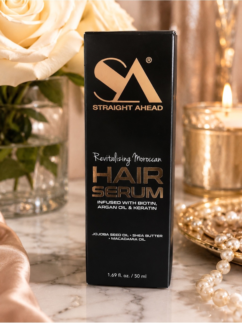 Straight Ahead Revitalizing Moroccan Hair Serum